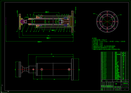1吨液压电梯用两级液压缸设计（SW+CAD+说明书）缩略图